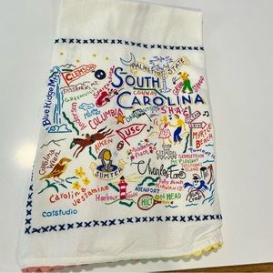 Cat Studio South Carolina Dish Towel EUC